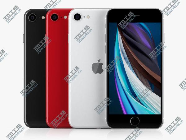 images/goods_img/20210312/3D model Apple iPhone SE 2020 All Colors/2.jpg
